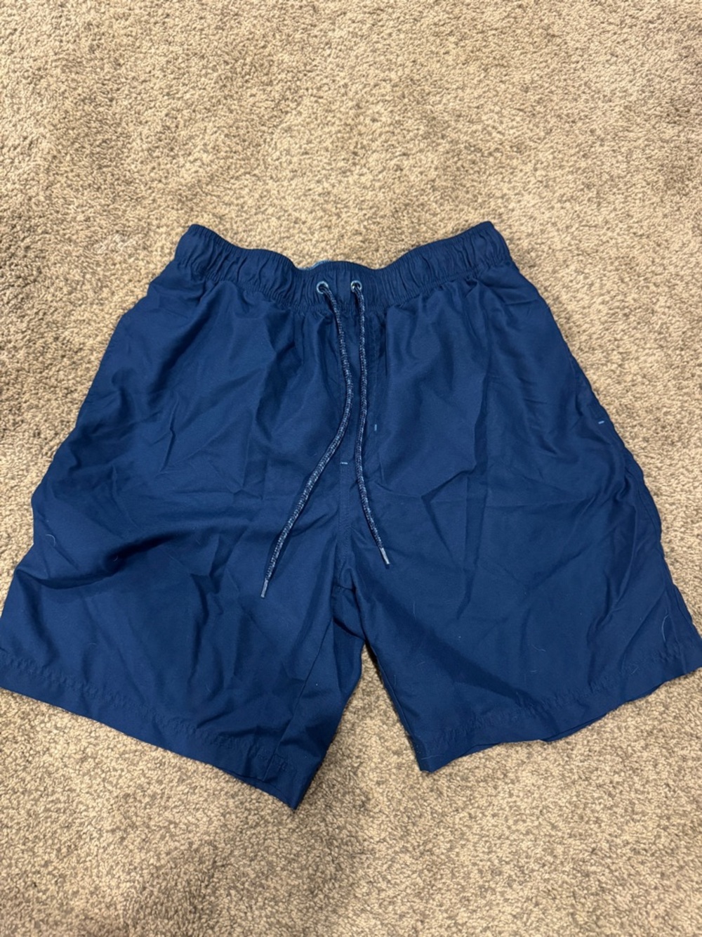 George Blue Men's Mesh-Lined Swim Trunks